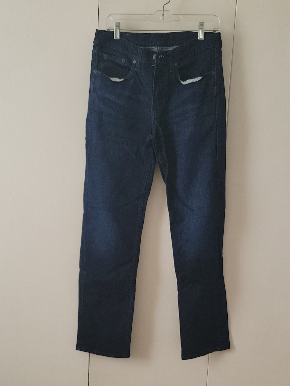 Signature by Levi Strauss Dark Indigo Slim Straight Jeans